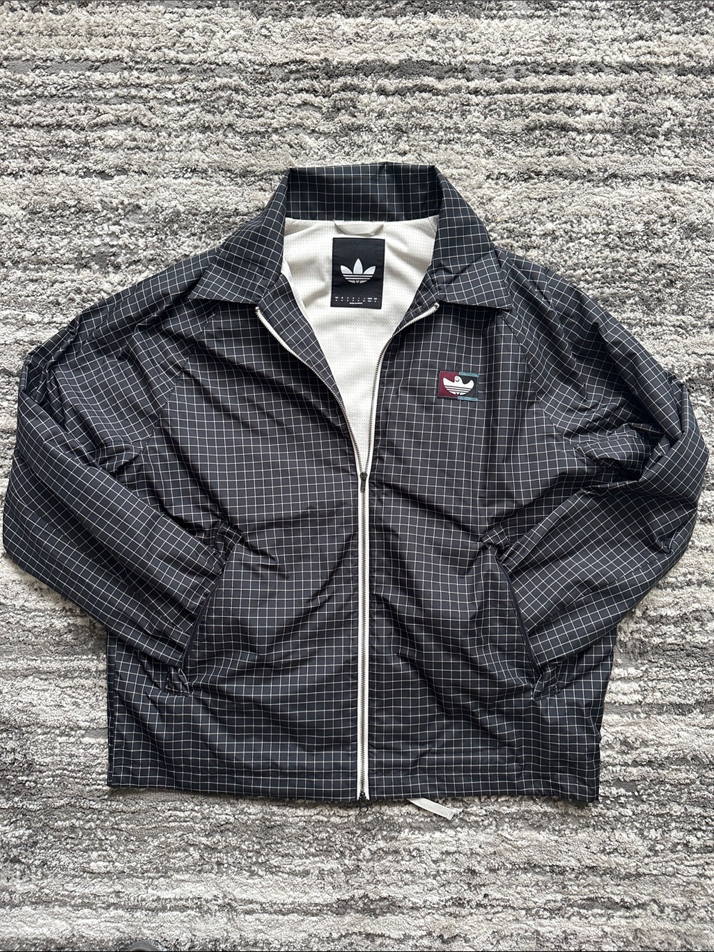 Men's Adidas Mark Gonzales Shmoofoil Loose Fit DT Coaches Jacket New